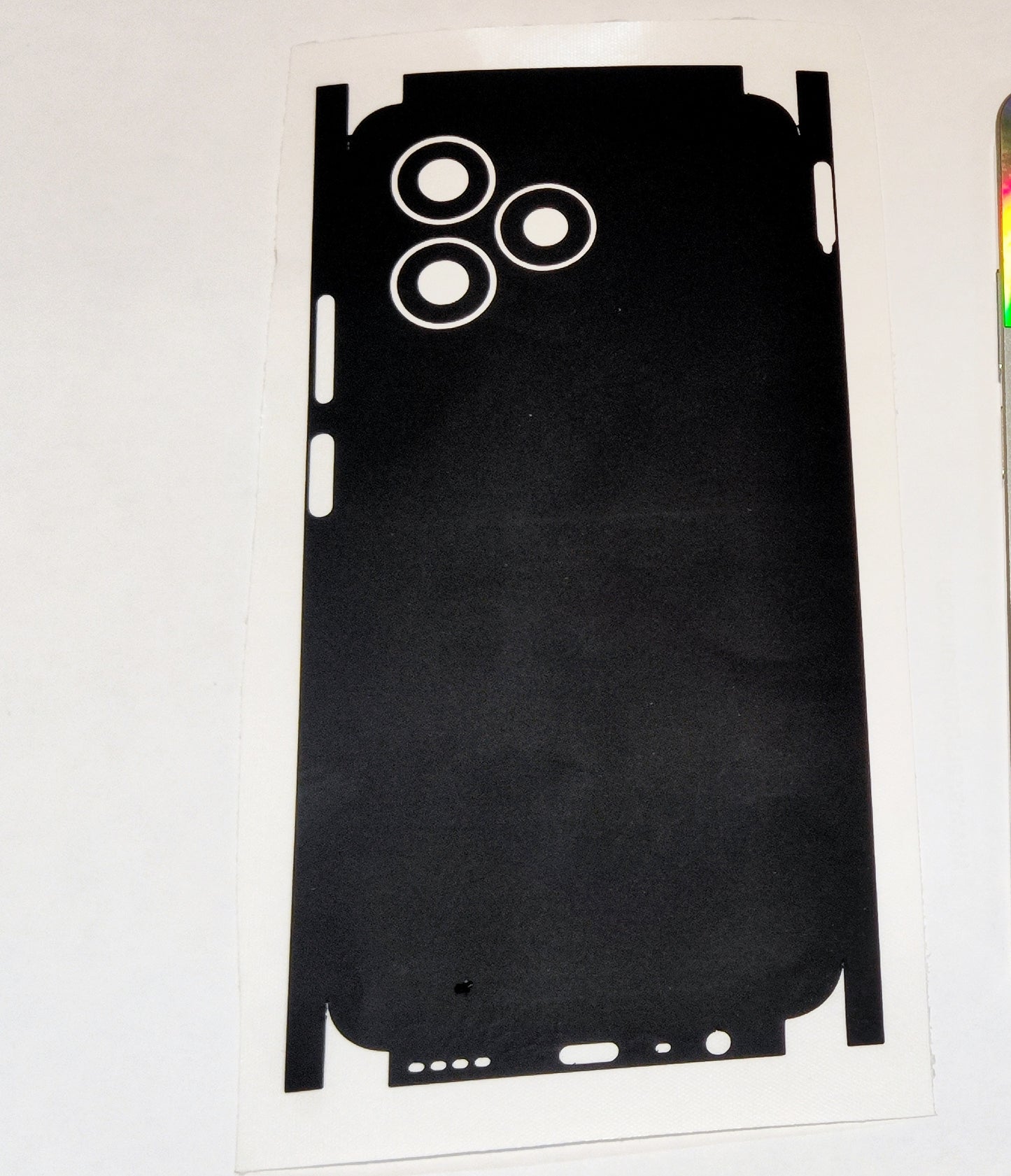 Realme c53 into I Phone Converter Black Color Back Panel
