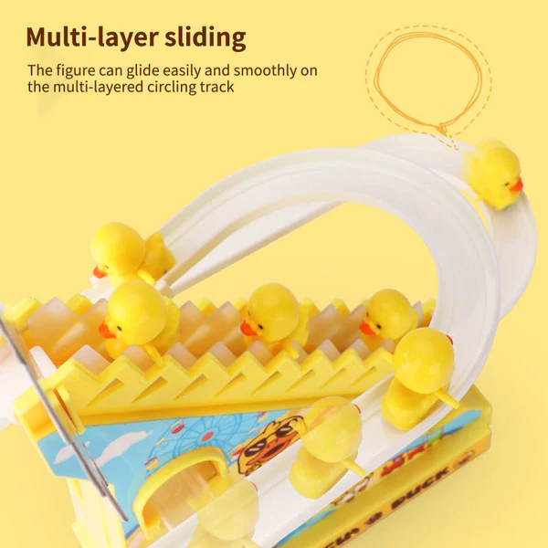 Ducklings Race Track with Stair-Climbing Features